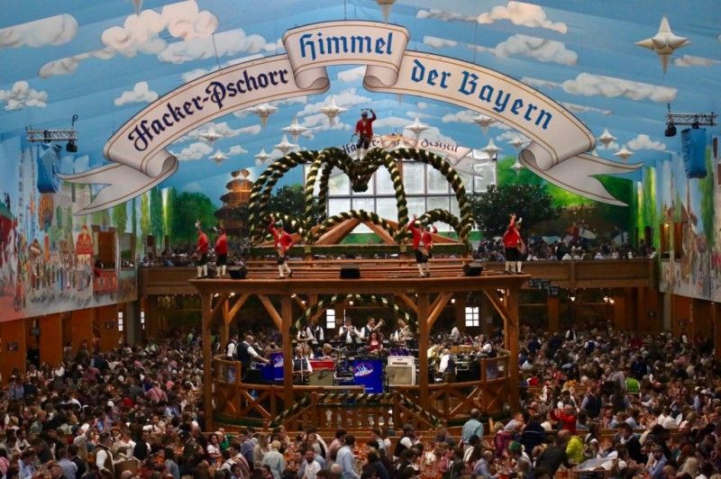 Oktoberfestkapelle DIE KIRCHDORFER® - Oktoberfestband - Pavilhão Hacker-Festzelt - Oktoberfest em Munique